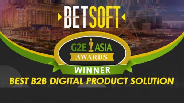 Betsoft remporte un prix au G2E Asia Award. 